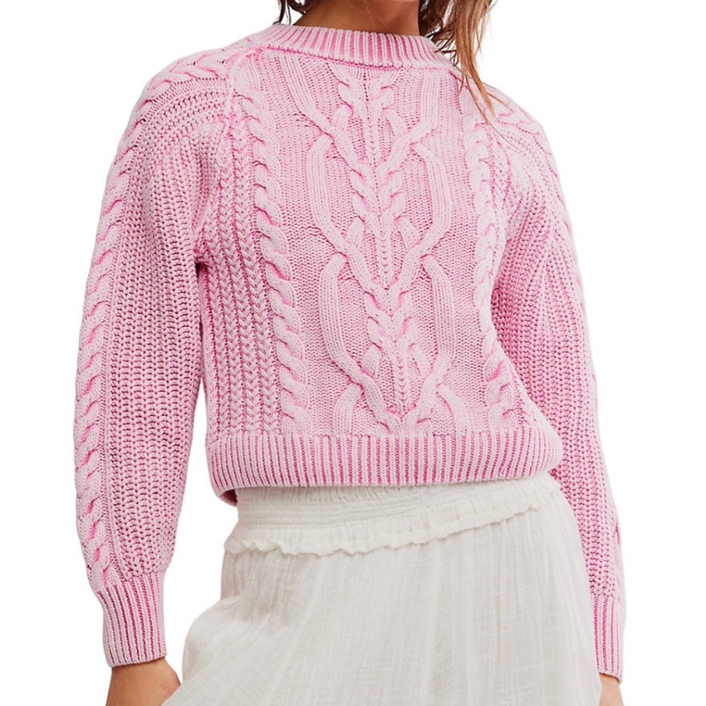 Free People Frankie Cable Sweater